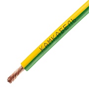 Провод Камкабель ПуГВнг(А)-LS 1х16 желто-зеленый (100 м)