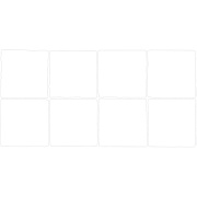Плитка облицовочная Lavelly Skandi Mosaic белая рельеф 400x200x8 мм (15 шт.=1,2 кв.м)