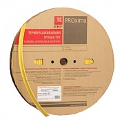 Трубка термоусадочная EKF PROxima ТУТ нг 120/60 мм желтая (25 м)