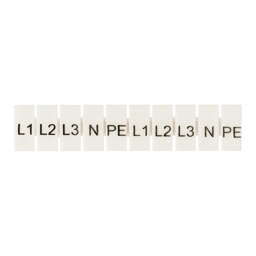 Маркеры для клемм JXB-ST 4 EKF PROxima с символами L1 L2 L3 N PE (100 шт.) (zb-st-4-L-1-3)