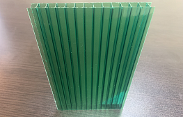 Сотовый поликарбонат GOODPLAST 4 мм зеленый